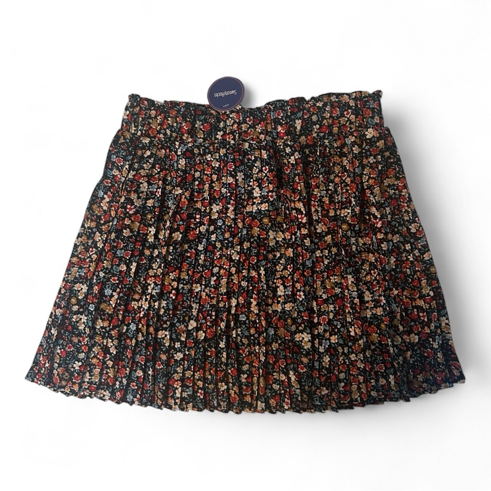 Sweatyrocks Black Floral Mini Skirt